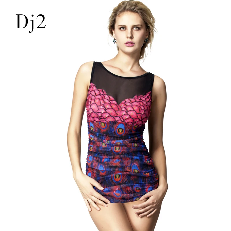 Новое поступление сексуальный кружевной цельный купальный костюм Стеганая юбка