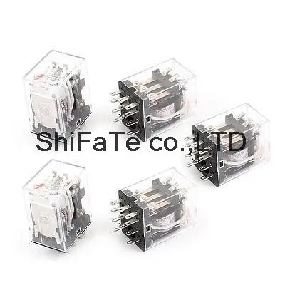 HH53PL AC 380V Катушка 11 Pin 3PDT красный светодиод электромагнитное реле 5 шт|electromagnetic