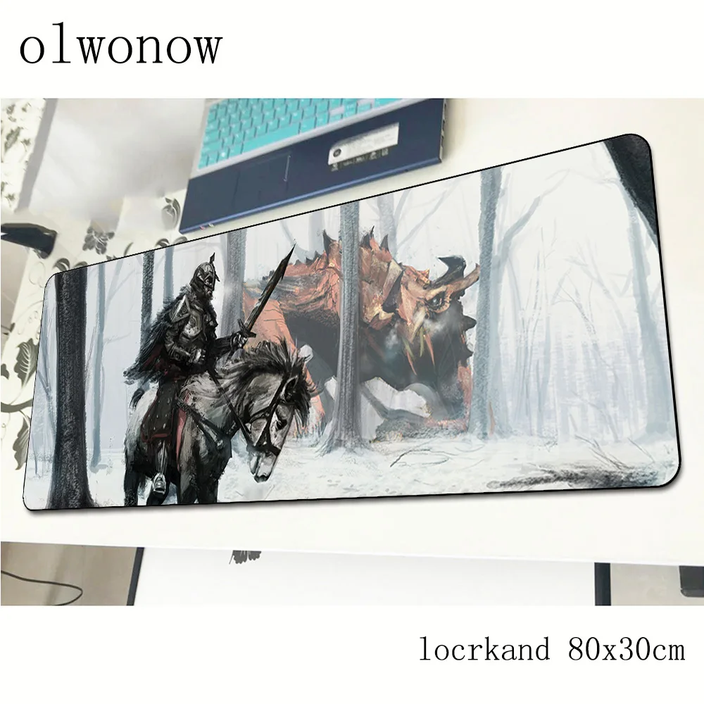 Skyrim коврик для мыши геймер великолепный 800x300x3 мм игровой красочные аксессуары