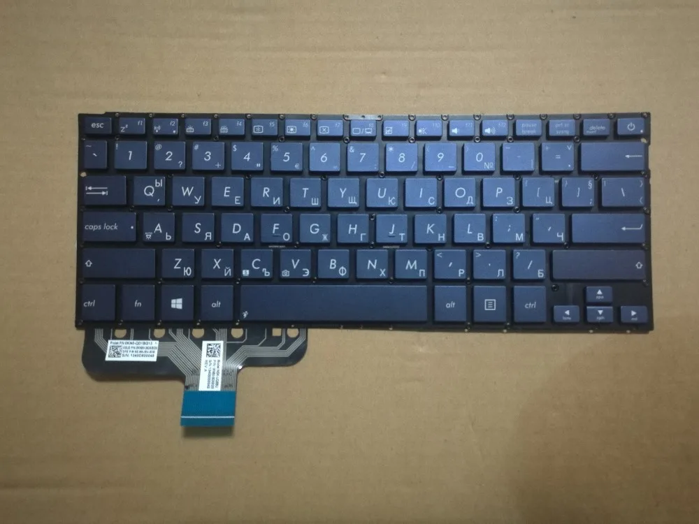 Новинка! Клавиатура для ноутбука Asus Zenbook UX301LA UX301L UX301 синий клавиатура NSK UQ801 BG