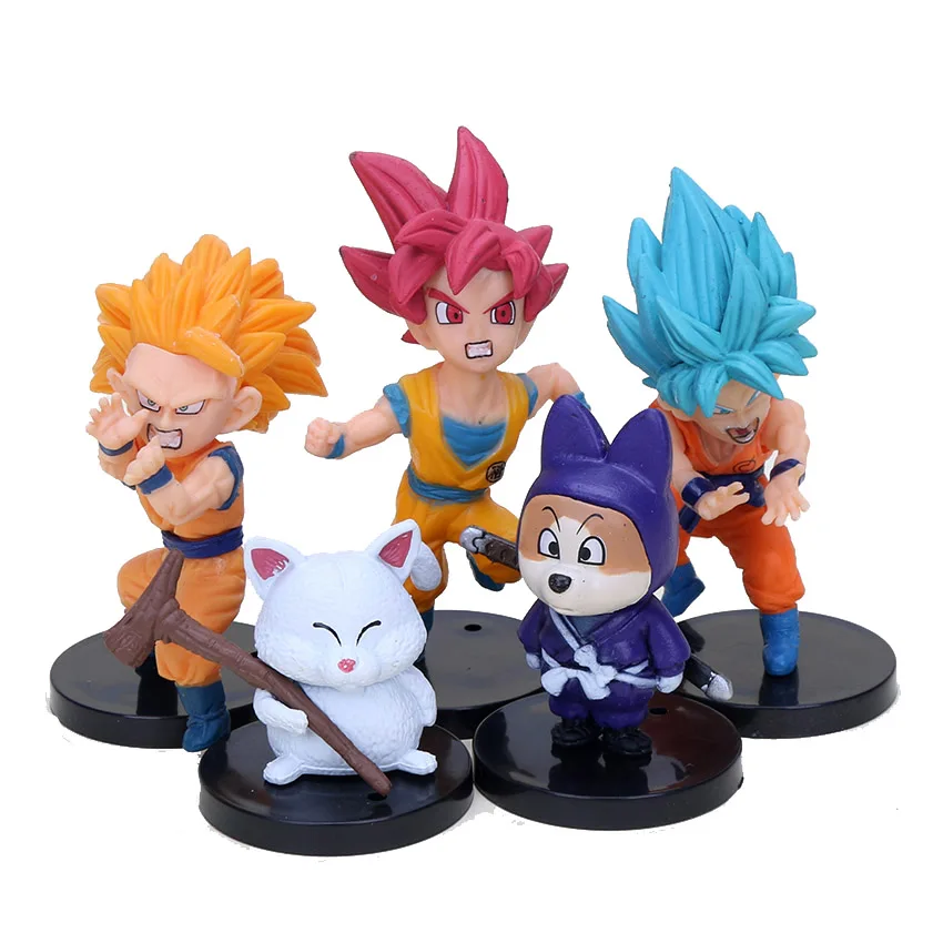 Экшн фигурки Dragon Ball Z Super Saiyan Son Goku Vegeta Buu Freeza Beerus ПВХ Игрушечная модель в сумке 20