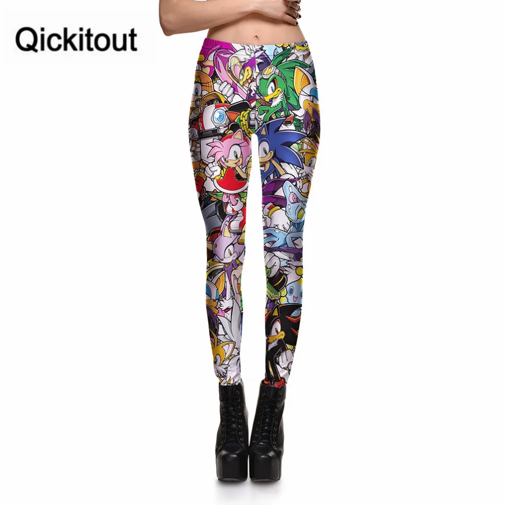 Qickitout оптовая продажа леггинсы мультфильм бисер семь драконов печати