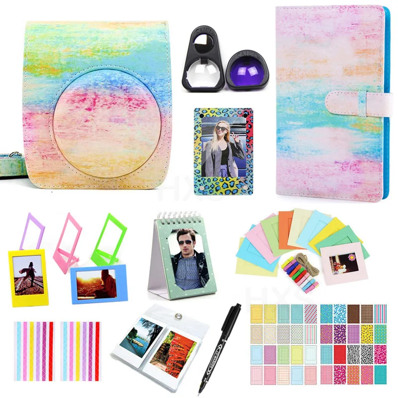 Набор аксессуаров для камеры Fujifilm Instax Mini 90 5 цветов включая сумку