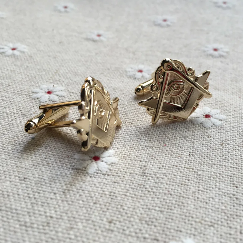 Запонки для масонской кладки шляпа жакет запонки без пуговиц|cuff links|masonic cuff