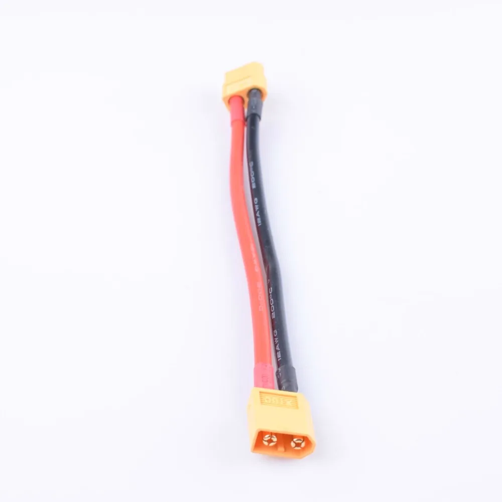 

Yellow black Blue Color XT60 3.5MM Gold plug Extension Cable with 12AWG Nano Tech Battery adpater for Battery,Charger,Motor,