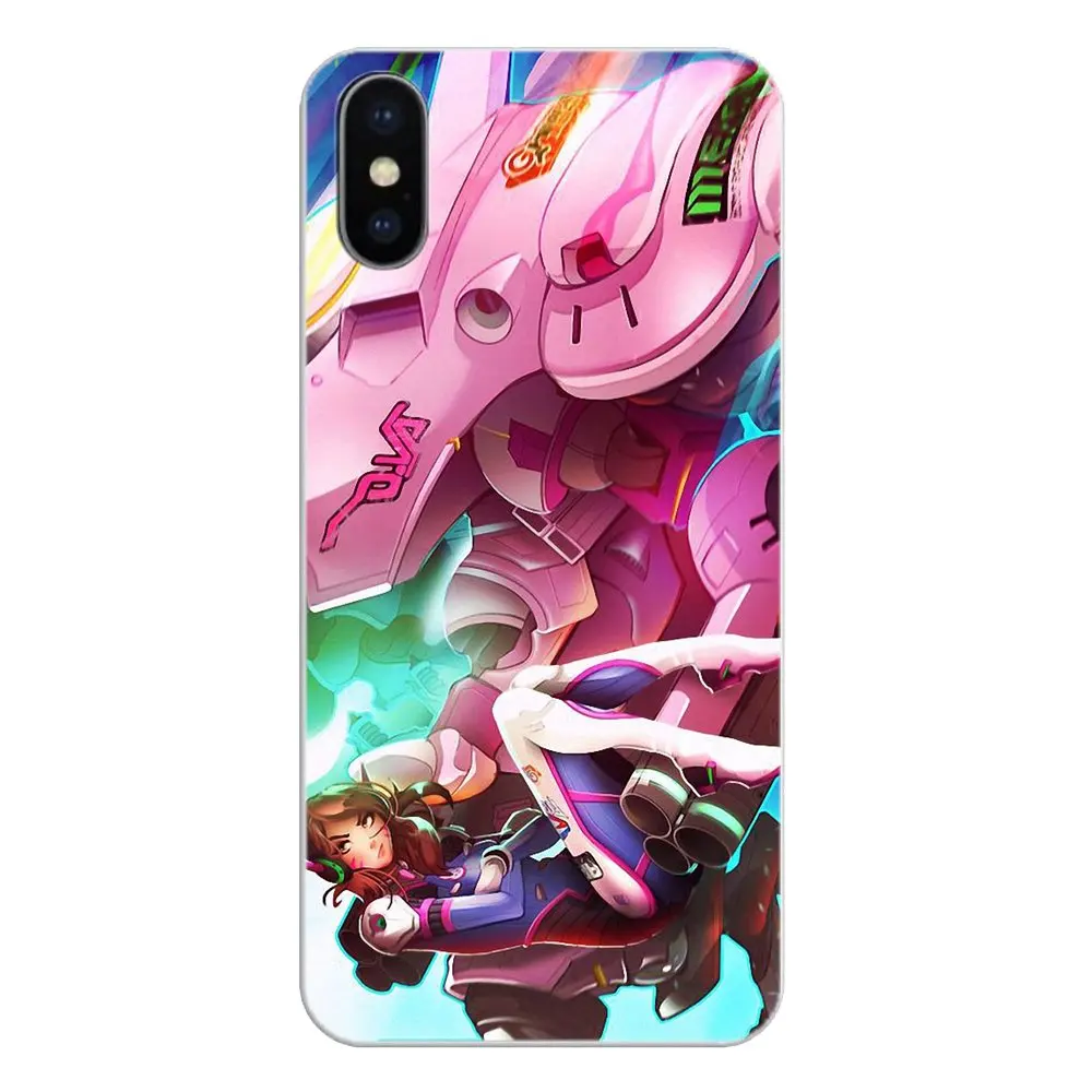 Для Xiaomi Mi A1 A2 5X6X8 lite SE Pro Max Mix 2 2S 3 Mi5 Mi5S OVERWATCH D. va художественный принт обои мягкие