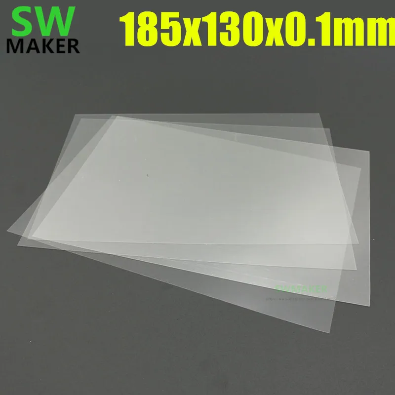 

1 шт. Wanhao D7 / D7 плюс принтер фэп изоляцией лист FEP пленка для Wanhao D7 18,5*13 см 185x130x0.1mm