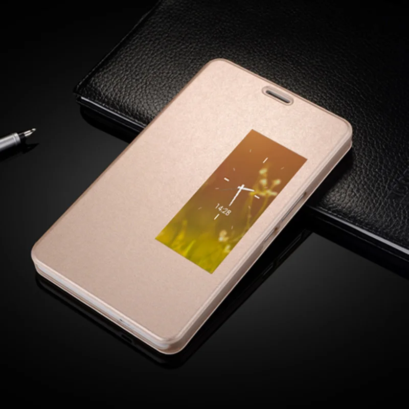 Умный флип-чехол с окошком 7 0 дюйма для Huawei honor X2 MediaPad из искусственной кожи