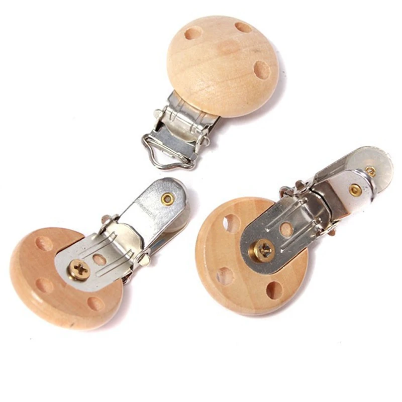5 unids / lote sujetador de Clip para chupete para beb&eacute;, chupete de Color s&oacute;lido, pinzas para chupete para beb&eacute;s, accesorios para sujetadores de cierres para beb&eacute;s-3
