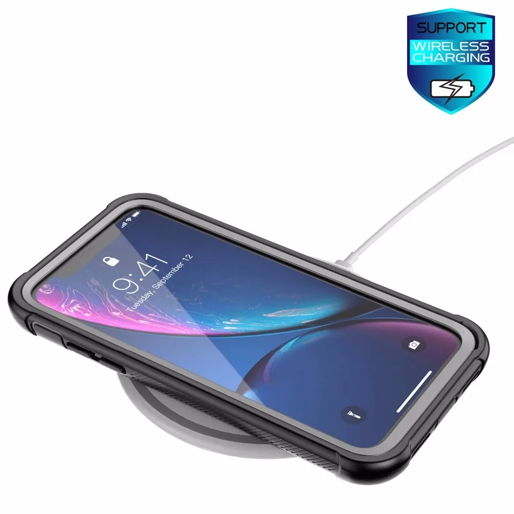 Для iPhone XR чехол 360 градусов Премиум гибридный защитный прозрачный для Apple 6 1 дюйма