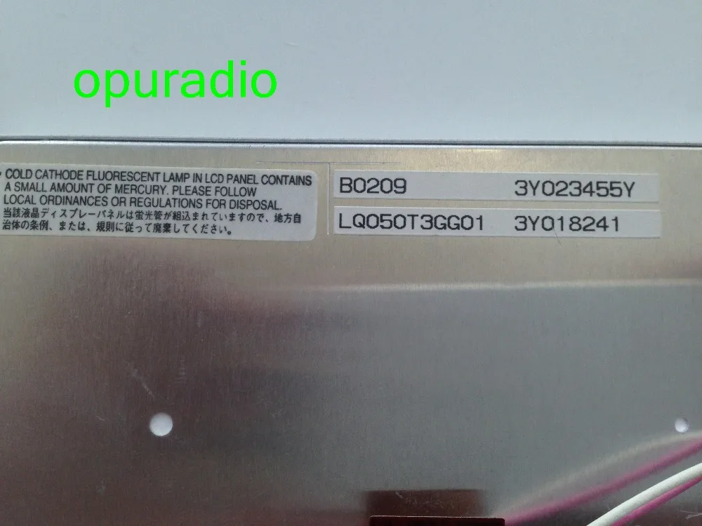 Оригинальный ЖК дисплей LQ050T3GG01 5 дюймовая панель экрана для автомобиля GPS