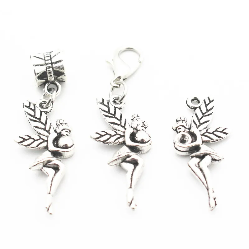 

New Arrival 12pcs/lot mix3 Alloy Elfin Dangle Charms Lobster Clasp Hanging Charm For Bracelet&Pendant Floating Charms Jewelry