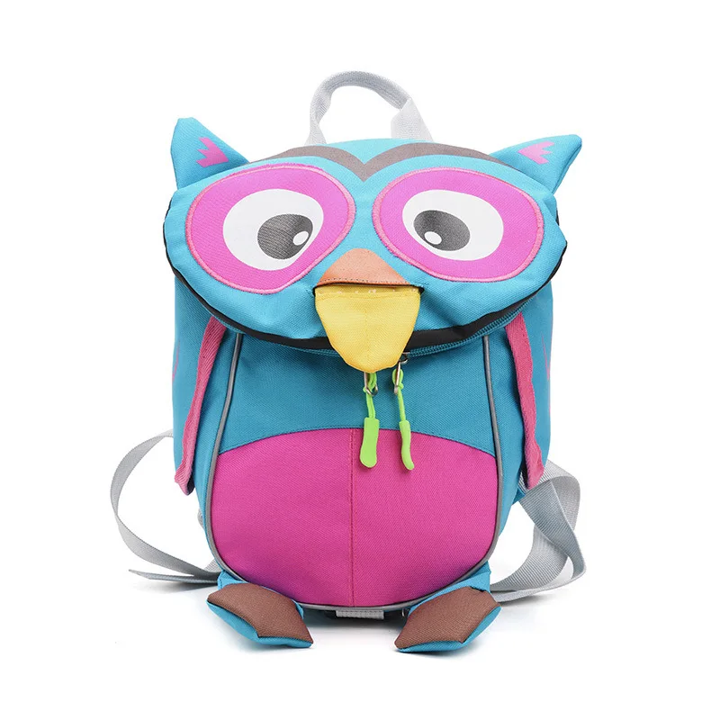 От 1 до 3 лет 27 см Kawaii с рисунком Совы Детский ранец из плюша в форме 3D Мягкая кукла