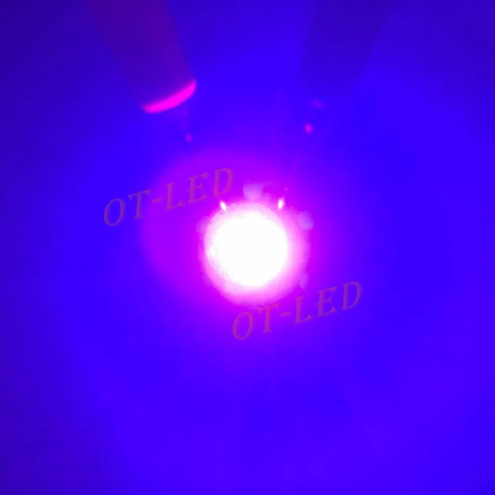 10 шт. 3 Вт UV/ультрафиолетовый сверхмощный 3535 395 400nm высокое Мощность светодиодный