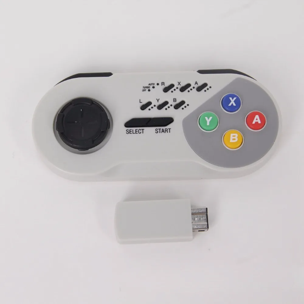 XBERSTAR беспроводной турбоконтроллер джойстик gamfor для SNES Classic Mini Super Nintendo NES Joypad с беспроводным приемником