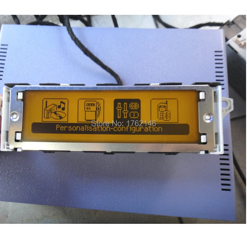 Оригинальный заводской экран с поддержкой USB и Bluetooth дисплей желтый монитор 4 меню