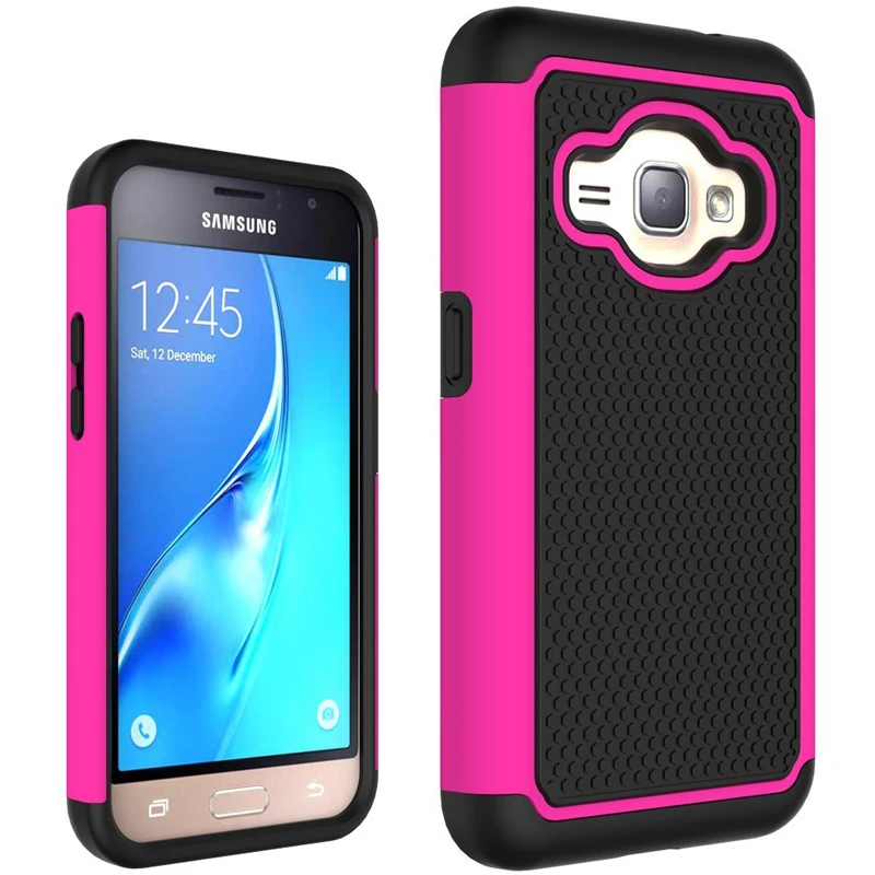 Для samsung Galaxy J1 2016 чехол для J120F силиконовый ударопрочный бронированная Крышка |