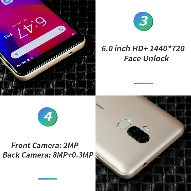 Чехол-накладка Ulefone P6000 плюс 6 0 дюйма HD 18:9 + смартфон 6350 мА/ч MT6739 Ouad четыре ядра 3 Гб