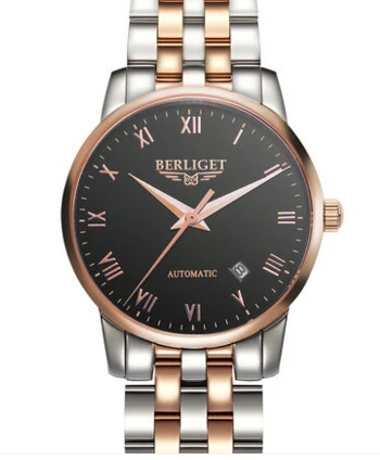 Автоматические механические часы водостойкие наручные 50 м Мужские