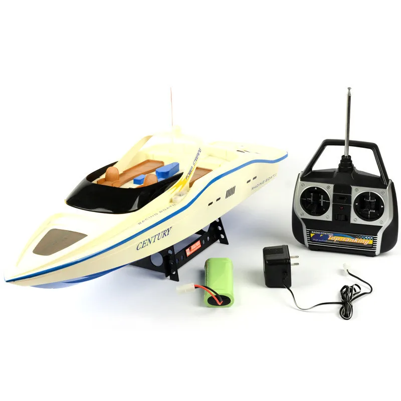 Двойная 7004 74 см 2 4G 3CH большая лодка с дистанционным управлением скоростная RC