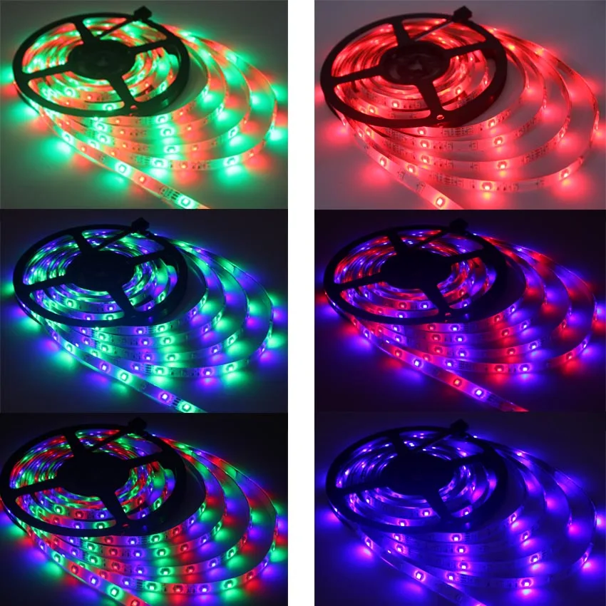 IKVVT RGB СВЕТОДИОДНАЯ лента SMD 3528 светодиодная неоновая лампа Гибкая Диодная 24Key ИК