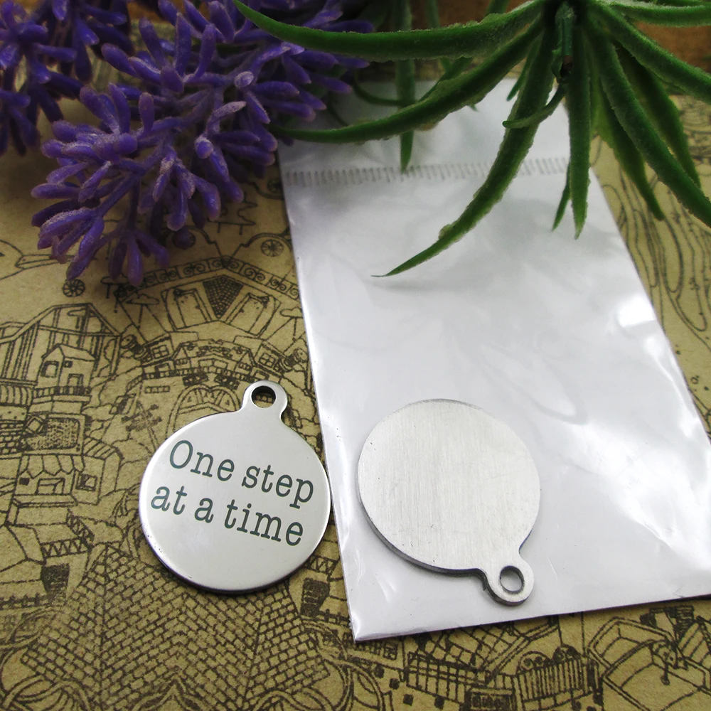 20 шт -- &quotодин шаг за шагом&quot подвески из нержавеющей стали больше стилей для