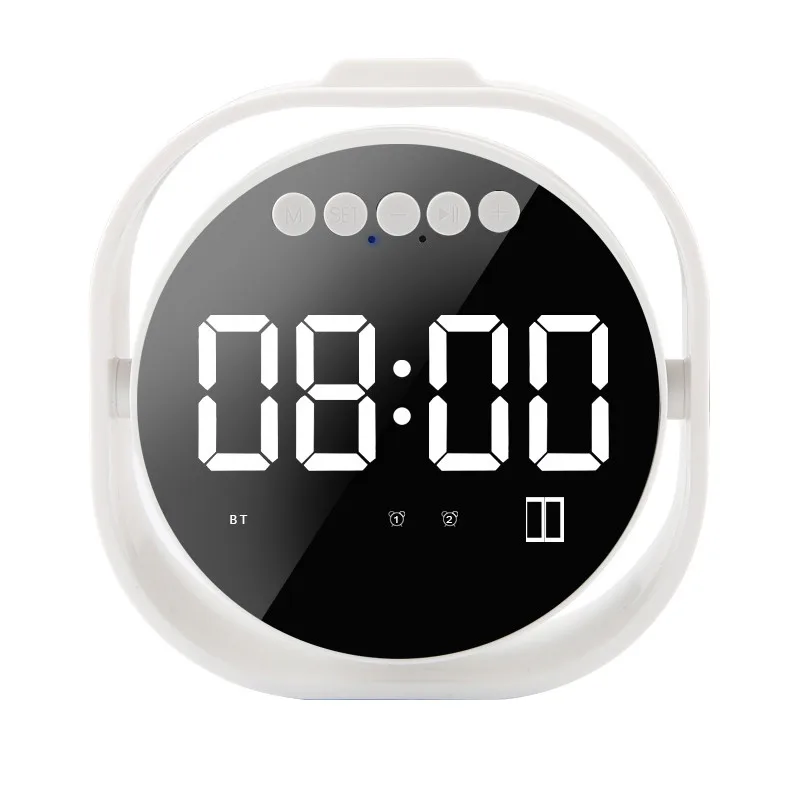 Портативный беспроводной будильник с Bluetooth стереозвук светодиодный дисплей