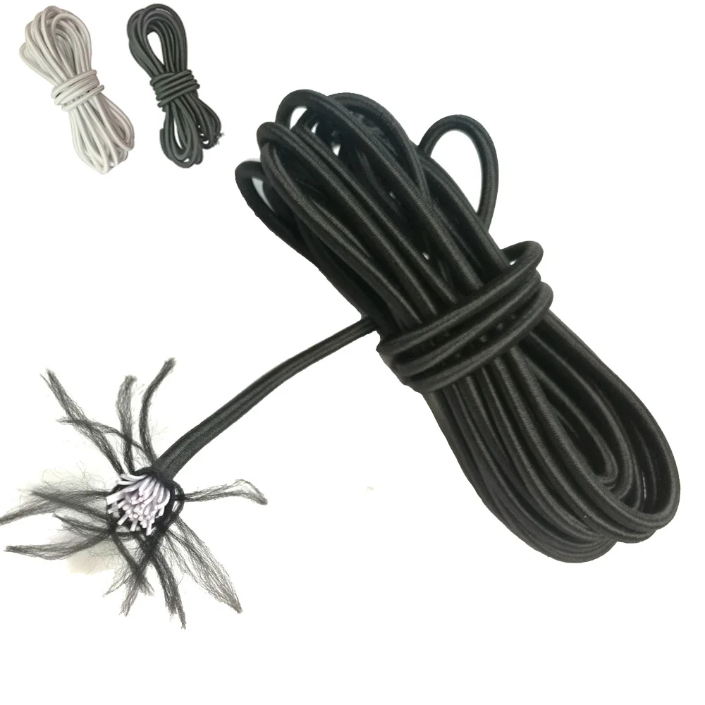 

5M 2M Kayak Boat Elastic Bungee Shock Cord Rope Fishing Rod Paddle Leash Canoe Safety Rod Leash Surfing Tie Down Roof Rack Boat