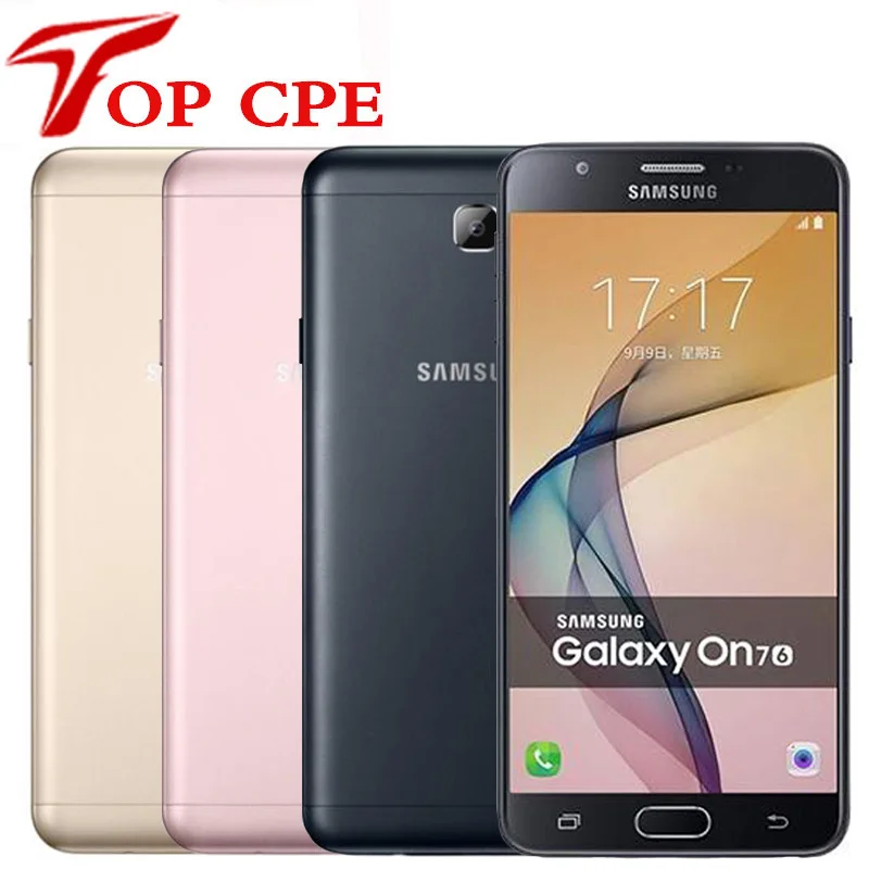 Оригинальный мобильный телефон Samsung Galaxy On7 (2016) G6100 4G LTE с восьмиядерным