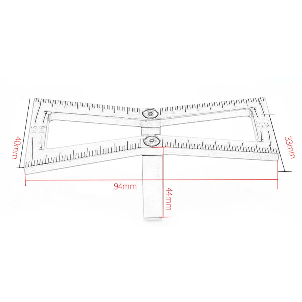 

Copper Dovetail Marker Hand Cut Wood Joints Gauge Dovetail Guide Woodworking Tools For Carpenter