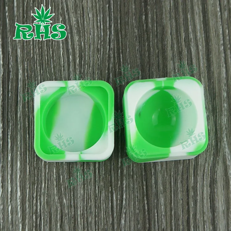 Оптовая продажа квадратной формы силиконовый контейнер в наличии 11 мл