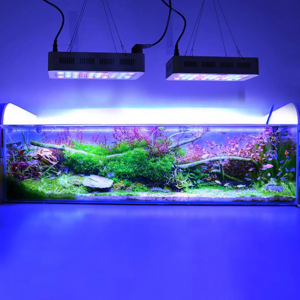 Dimmable 180 Вт полный светодио дный спектр светодиодный аквариумный свет для
