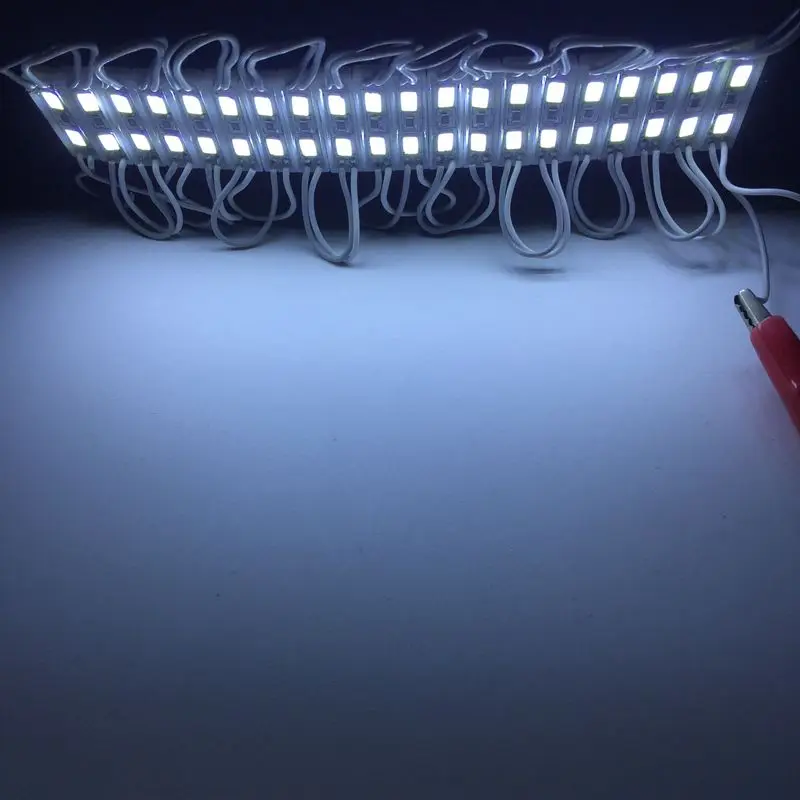 20 шт./лот, холодный белый мини светодиодный модуль 5730 SMD, водонепроницаемый IP66 светильник, светодиодный светильник, задний светильник для мини-вывесок и букв, DC12V