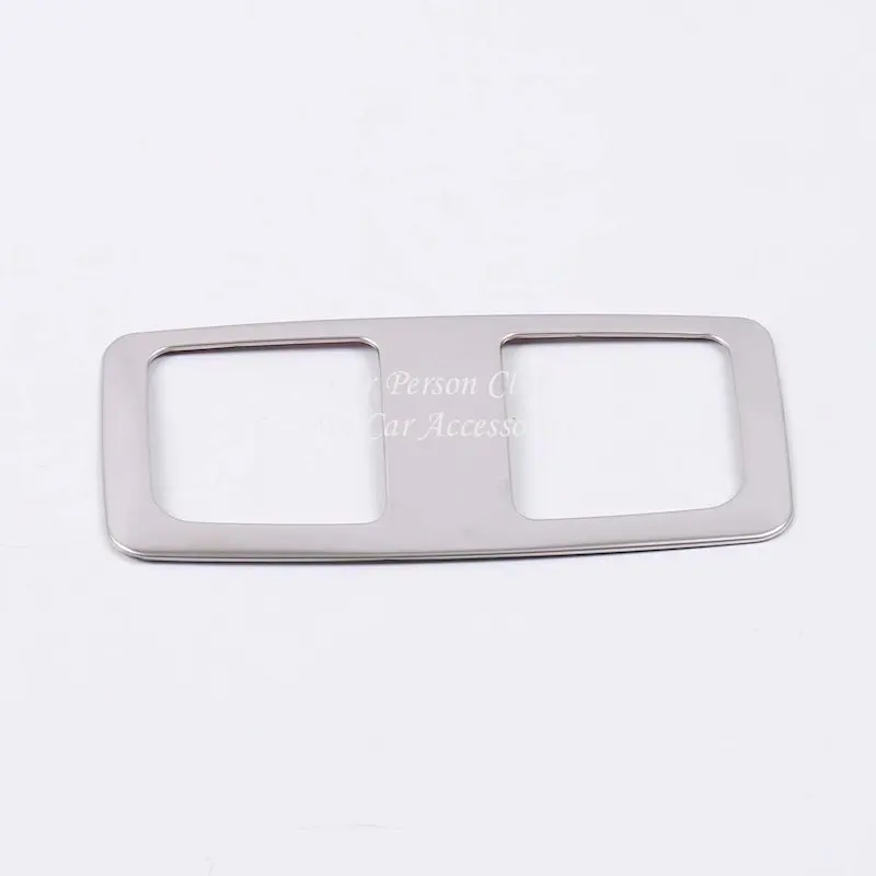 04-Rear 1pcs Silver Для MAZDA CX-5 CX5 передний задний светильник для чтения с блестками крышка лампы рамка панели отделка из нержавеющей стали аксессуары для автомобиля - Цвет: 04-Rear 1pcs Silver