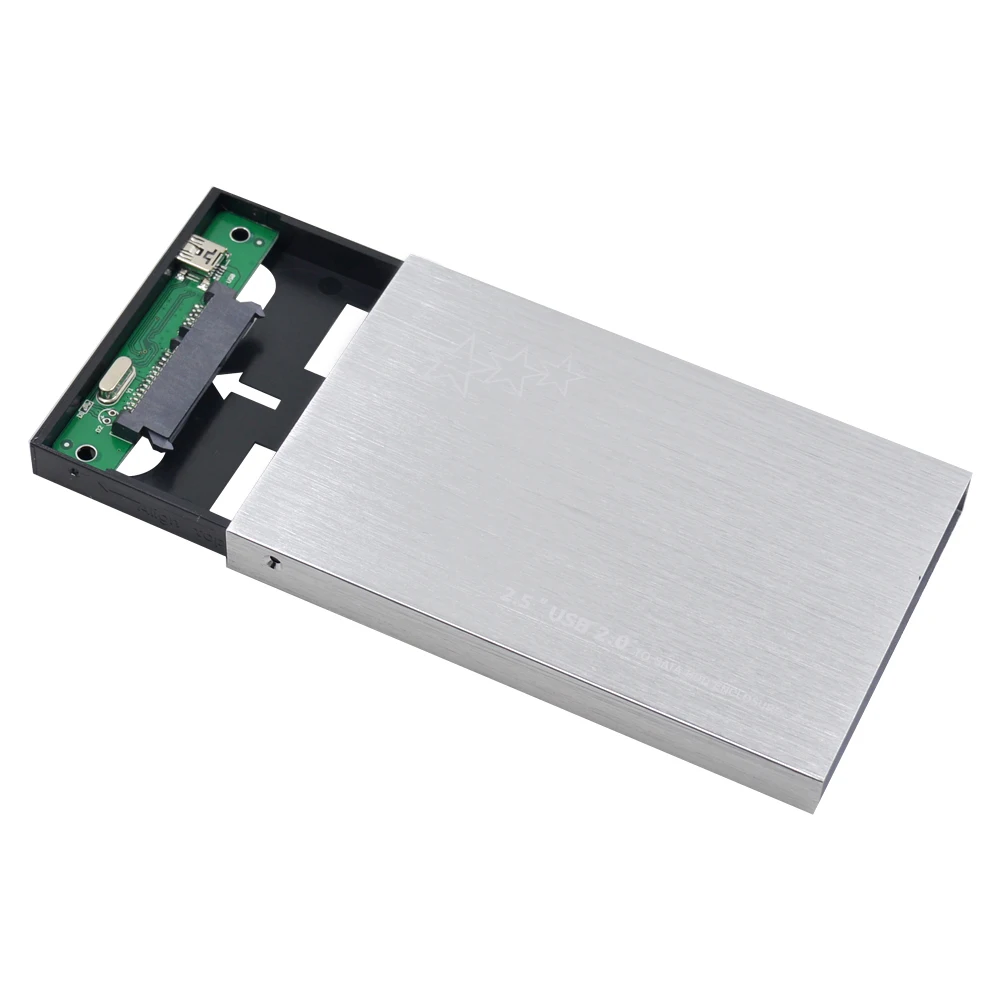 CHIPAL Новый универсальный алюминиевый USB 2 0 для SATA 3 5 &quotHDD SSD чехол внешний корпус