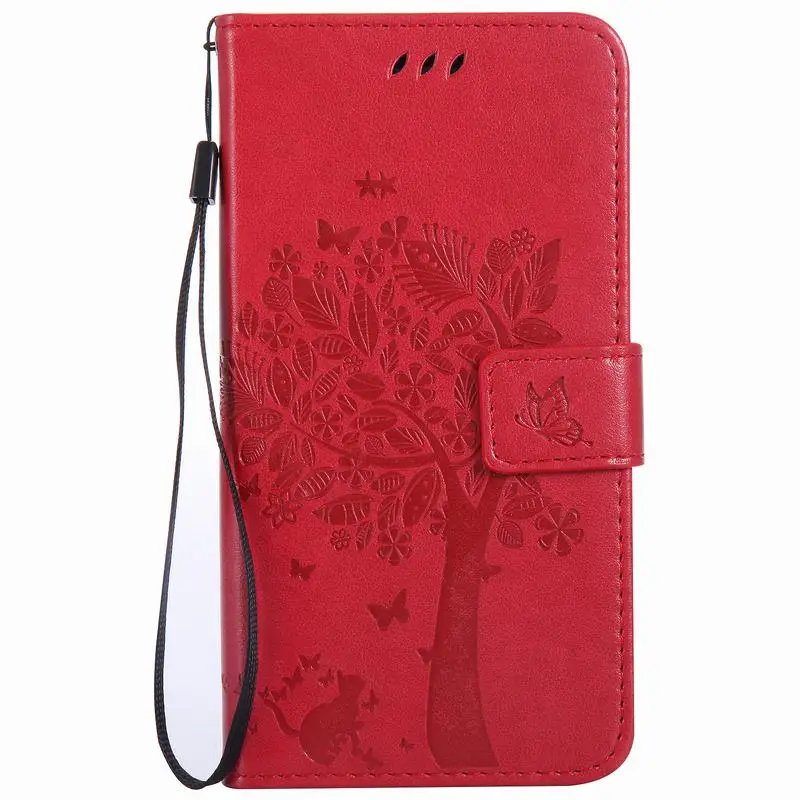 Кожаный чехол-книжка для Xiaomi Redmi Note 3, чехол для телефона Redmi Note 3, чехол s, чехол для Xiaomi Redmi Note 3 Pro, чехол-бумажник с подставкой - Цвет: Красный