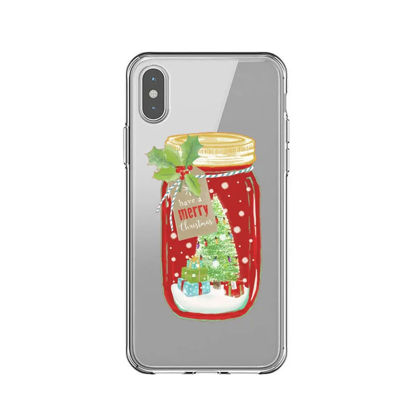 Чехол Vogue girl для iPhone 11 Pro Max с надписью &quotMerry Christmas&quot новый год лось мягкий чехол