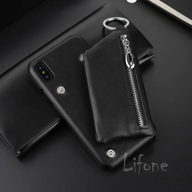 Kerzzil Роскошные модные кожаные на молнии сумка чехол задняя крышка для iPhone X чехлы телефон сумка для iPhone X чехол