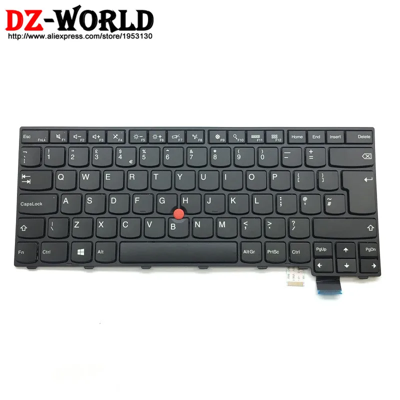 

New Original for Lenovo Thinkpad T460S S2 13 S2 2nd 13 2nd UK English Keyboard Teclado Big Enter 00PA522 00PA440