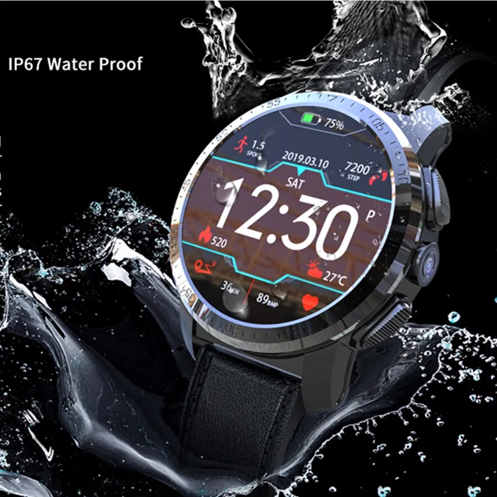 Kospet Optimus Pro Смарт-часы gps двойная система WiFi Android 7.1.1 система/Спорт управление/8.0MP камера 3 Гб ram 32 Гб rom