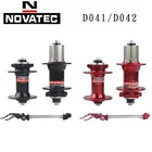 Ступица Novatec 24h 28h 32h 36h 1 пара D041SB D042SB дисковая карта Тормоз MTB горный велосипед Ступица с подшипником велосипедные ступицы для 8s11s 6 цветов