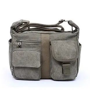 arm green Мужская Холщовая Сумка, сумка для мужчин и женщин, косая сумка-портфель, сумка-мессенджер, сумки на плечо, дорожная сумка - Цвет: arm green