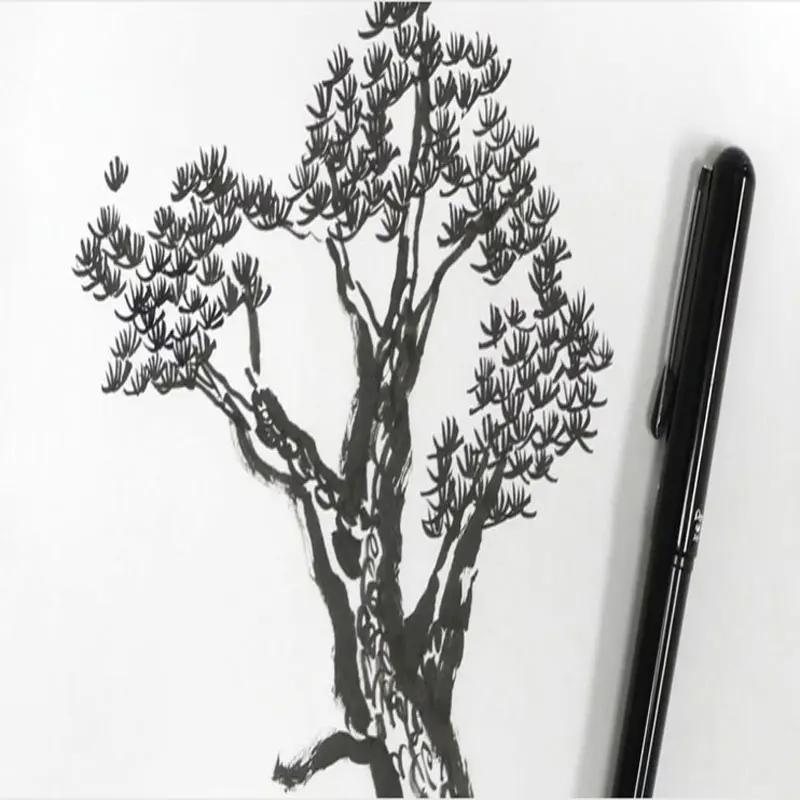 Япония Pentel карманная Кисть ручка-кисть для каллиграфии многоразовые+ черные чернильные картриджи для дизайна мультфильмов Рисование комиксов Calligra