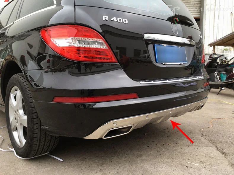 Для Ben z W251 R class R280 R300 R320 R350 R400 R500 задний бампер из нержавеющей стали поставщик