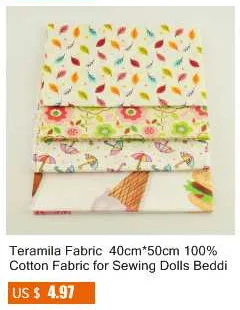 Booksew, новинка, 7 шт./лот, наборы красного цвета, хлопок, 50 см х 50 см, ткань для рукоделия, для вышивания, стеганая текстильная ткань, кукольная ткань