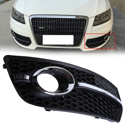 1 Pcs Left Автомобильный противотуманный светильник posbay с левой и правой стороны, нижняя решетка бампера для Audi Q5(8R) MK1 2008-2012, внешние решетки для автомобиля - Color: 1 Pcs Left