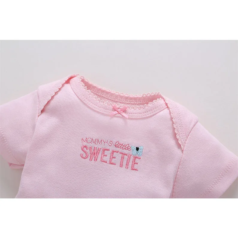 5PCS/LOT Anyongzu Fashion Animal Short Sleeves Clothes Summer Children Triangles Baby climb clothes MIX 3M 6M 9M 12M |
