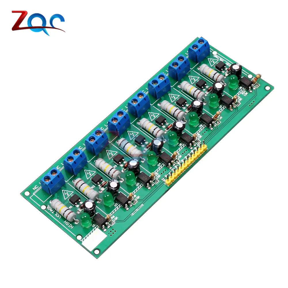 AC 220V 8 канальный MCU TTL уровень Ch изоляция оптрона тестовая плата изолированный