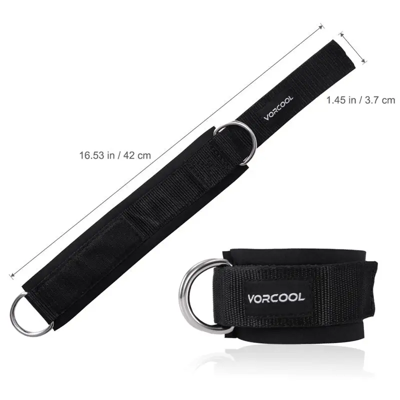 VORCOOL 2 шт поддержка лодыжки спортивные ремни Мягкий d кольцо манжеты для спортзала
