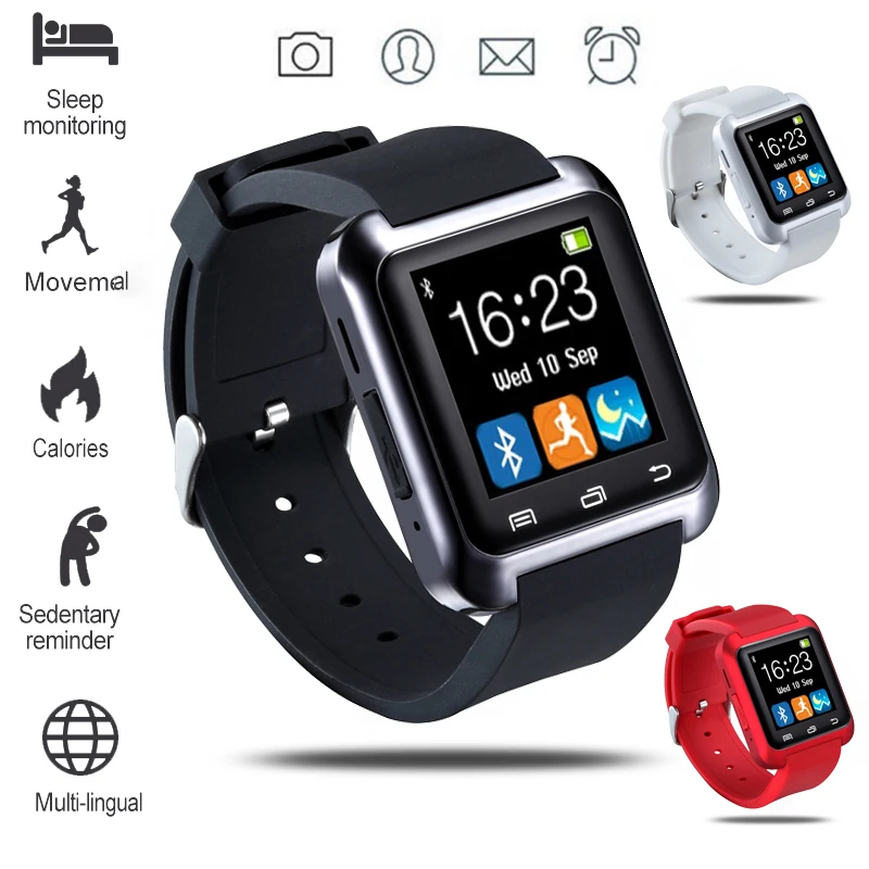 BANGWEI 201 New Men Smart Watch Pedometer LED Color Screen Bluetooth Connection Information Reminder Sport Watch+BOX | Наручные часы